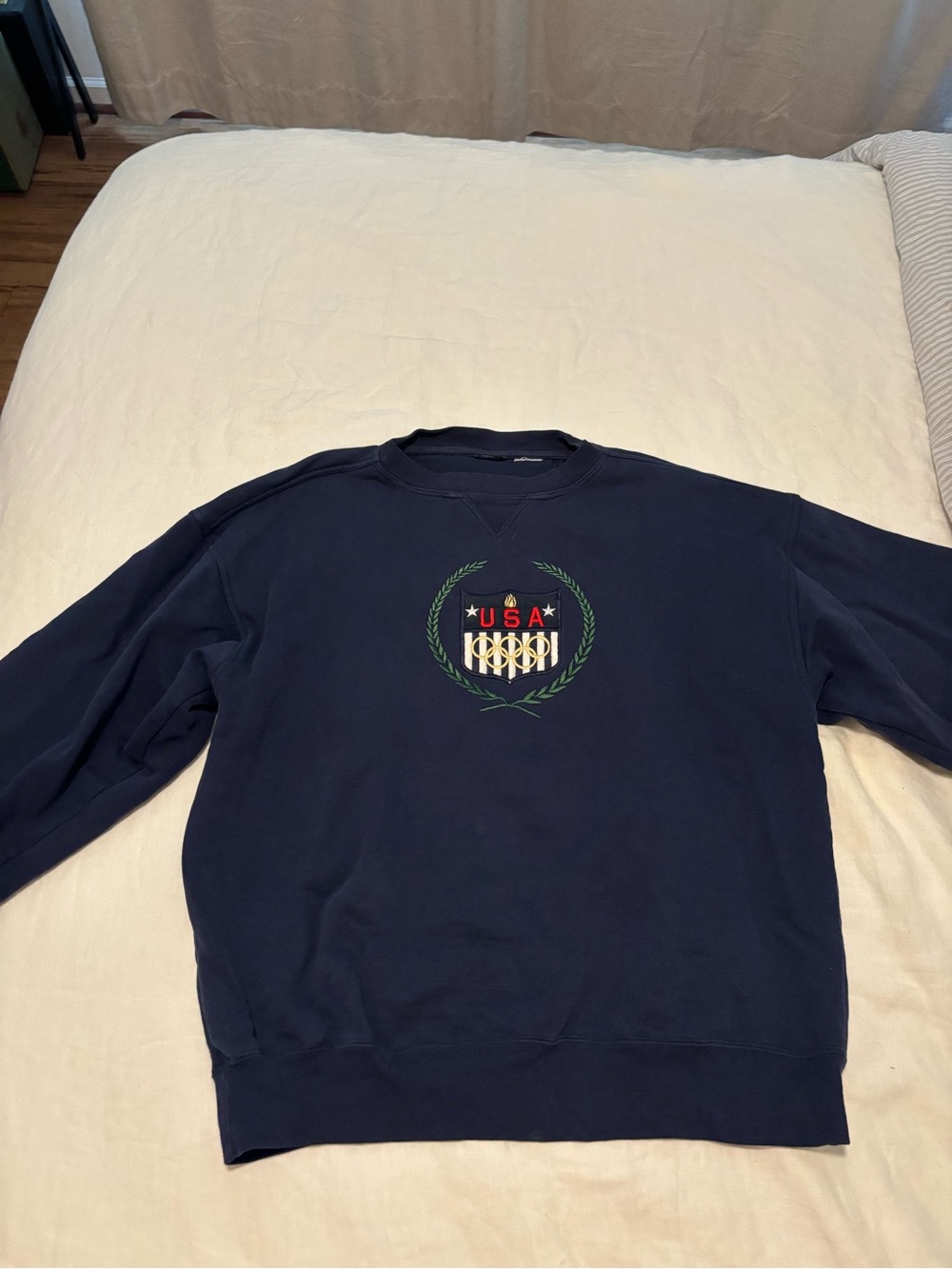 USA Olympic Navy Crewneck Sweatshirt